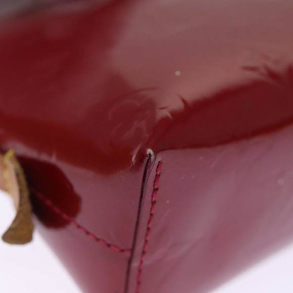 LOUIS VUITTON Vernis Pochette Cosmetic Pouch Pomme D'amour M91496 LV Auth 75151 - Picture 7 of 16